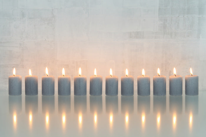 Twelve candles