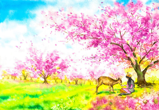 In the blossom field