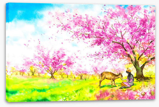 In the blossom field