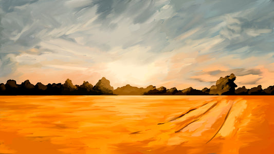 Across the wheat field