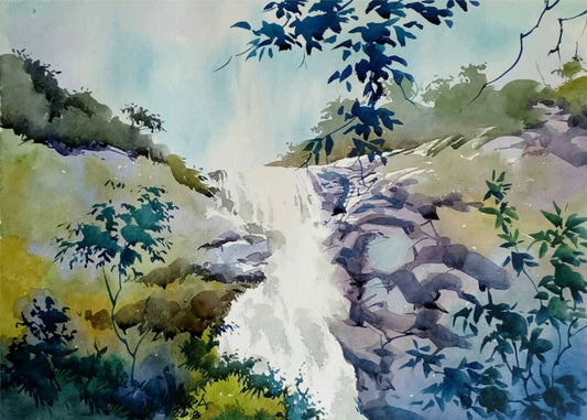 The cascading creek
