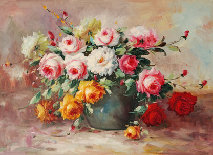 Roses in a vase