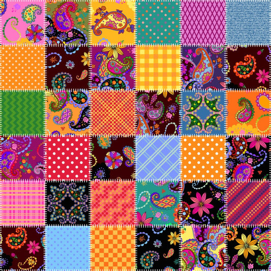 Bright nights patchwork