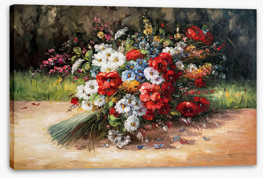 Abandoned bouquet