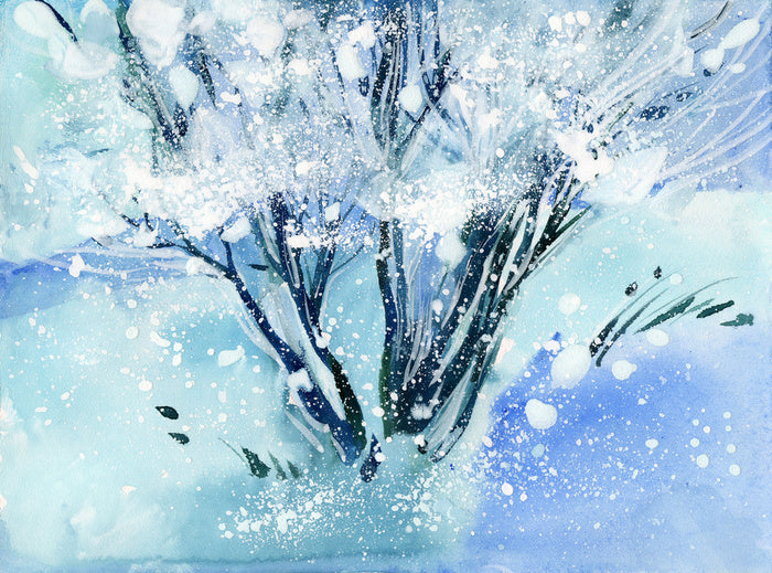 The snow tree