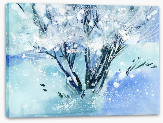 The snow tree