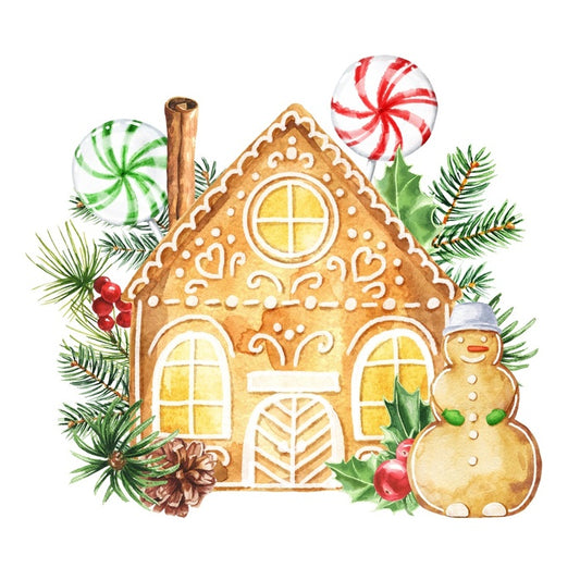 The gingerbread house
