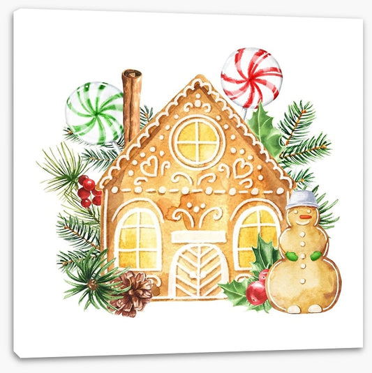 The gingerbread house