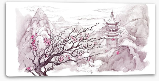 Temple in the mountains
