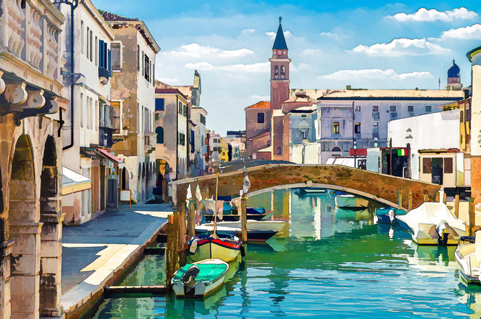 The narrow canal