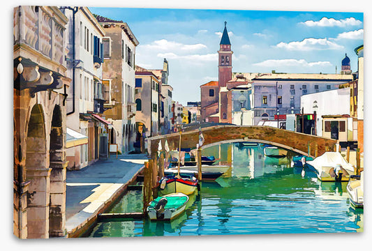 The narrow canal