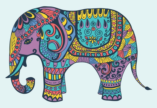 Elephant adorned