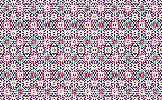 Pretty petal mosaic