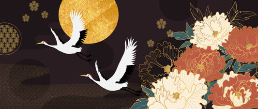 Peony flower flight