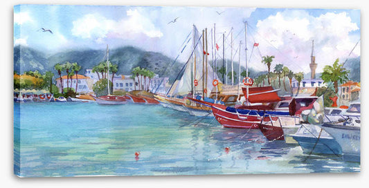 Yachts in the harbour