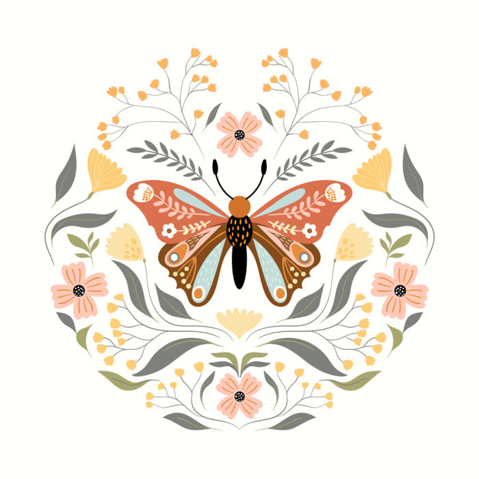 Boho butterfly