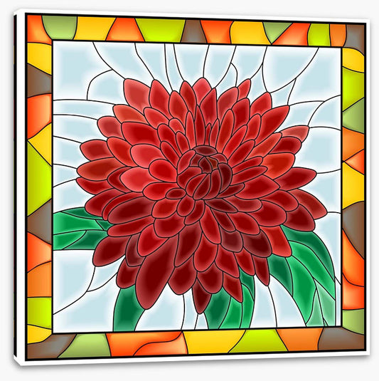 The chrysanthemum window