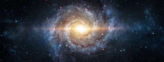 Spiral galaxy panorama