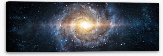 Spiral galaxy panorama