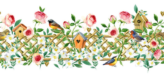 Bird house blossoms