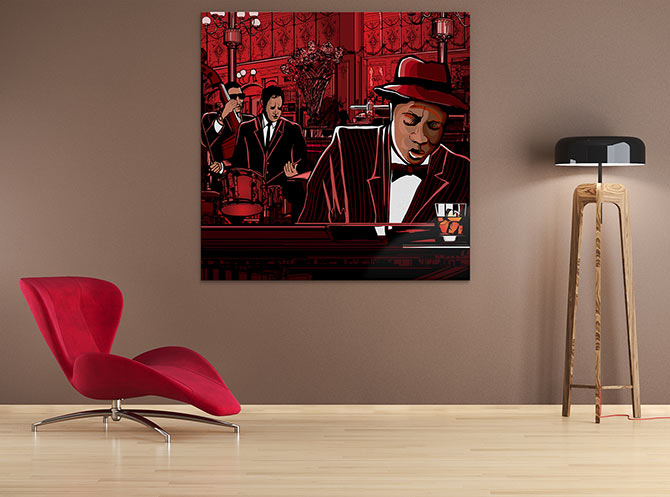 The jazz bar
