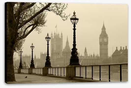 Westminster through the fog