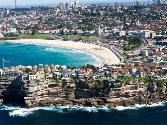 Bondi Beach aerial view