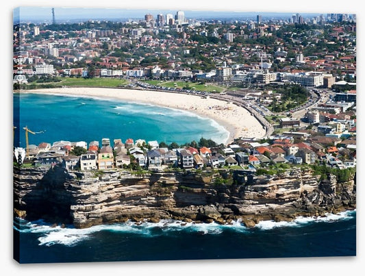 Bondi Beach aerial view