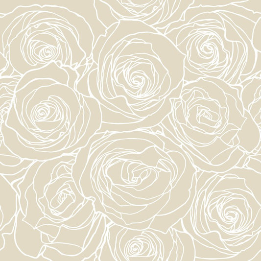 In the rose garden