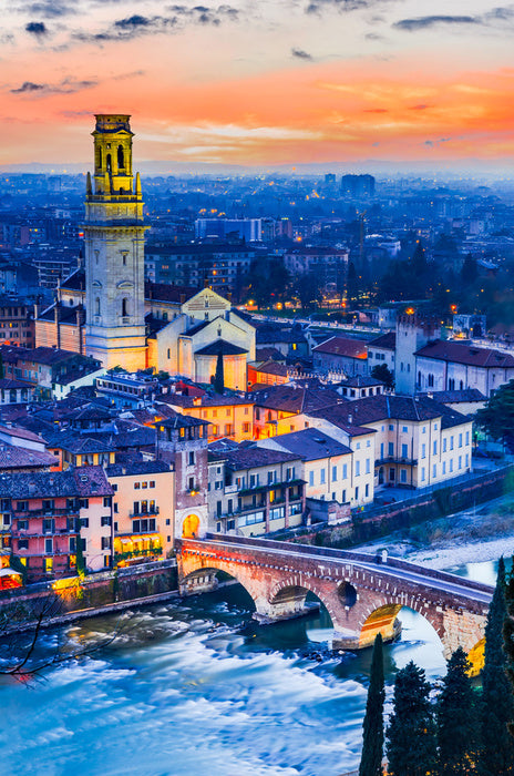 Ponte Pietra twilight