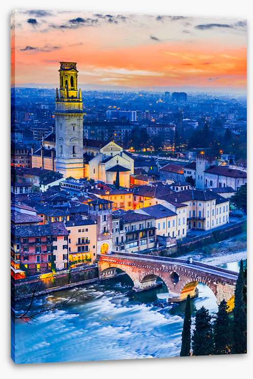 Ponte Pietra twilight
