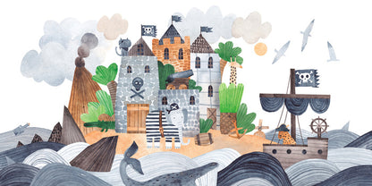 Pirate island fortress