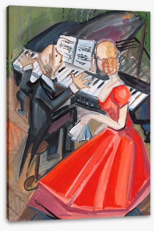 Beside the pianist