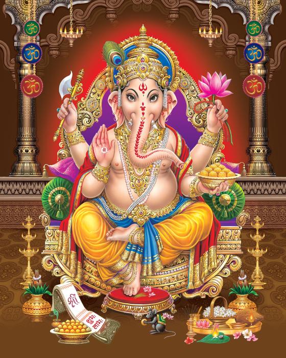 Ganesha in the palace