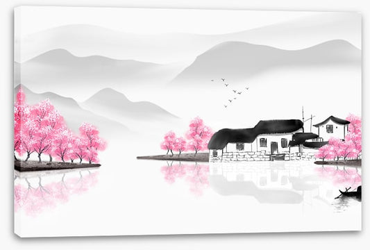 Water village spring