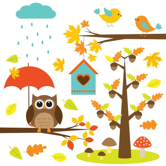 Autumnal owl