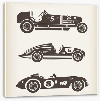 Vintage racing cars