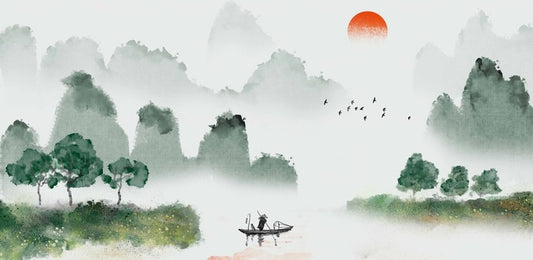 Fishing in the mist