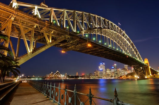 Sydney Harbour Bridge by night