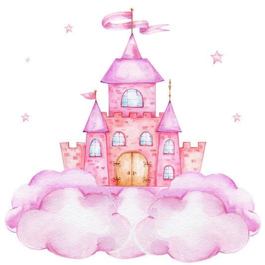 Pink cloud castle
