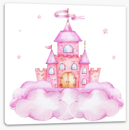 Pink cloud castle