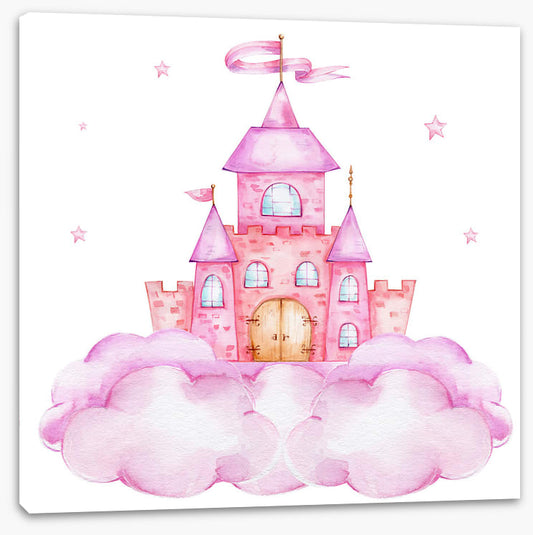 Pink cloud castle