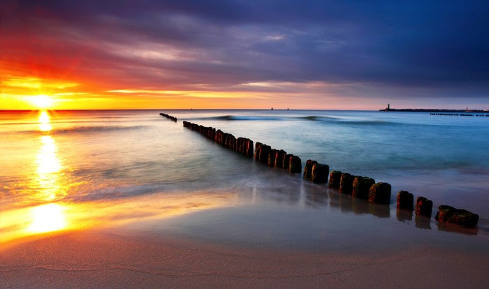 Sunrise over the sea