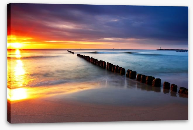 Sunrise over the sea