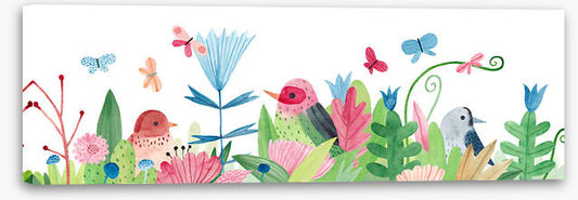 Bird garden panoramic