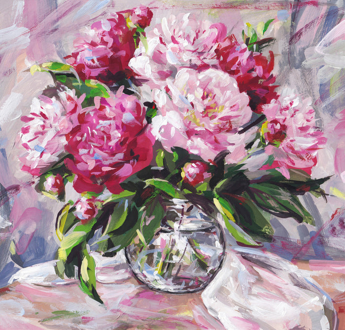 Peony poise