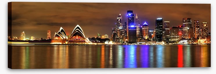 Sundown over Sydney Harbour