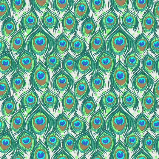 Peacock feathers