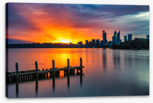 Swan River sunburst