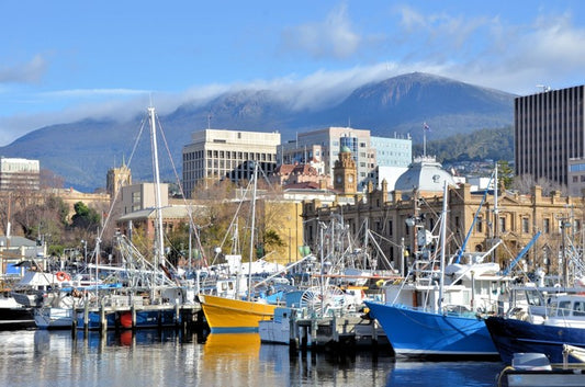 Docked in Hobart Harbour